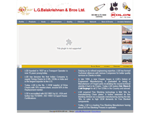 Tablet Screenshot of lgb.co.in
